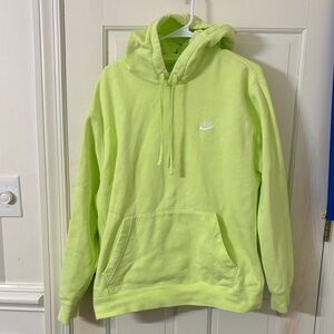 Nike neon green yellow hoodie